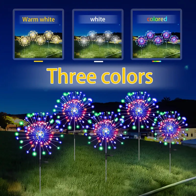 8 Lighting Modes Solar LED Lights