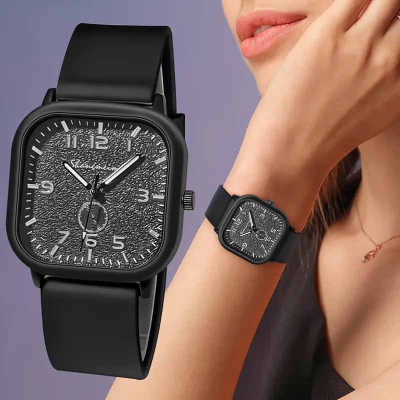 Stylish Minimalist Square Quartz Watch