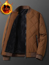 Men's Regular Fit Sherpa Lined Varsity Jacket