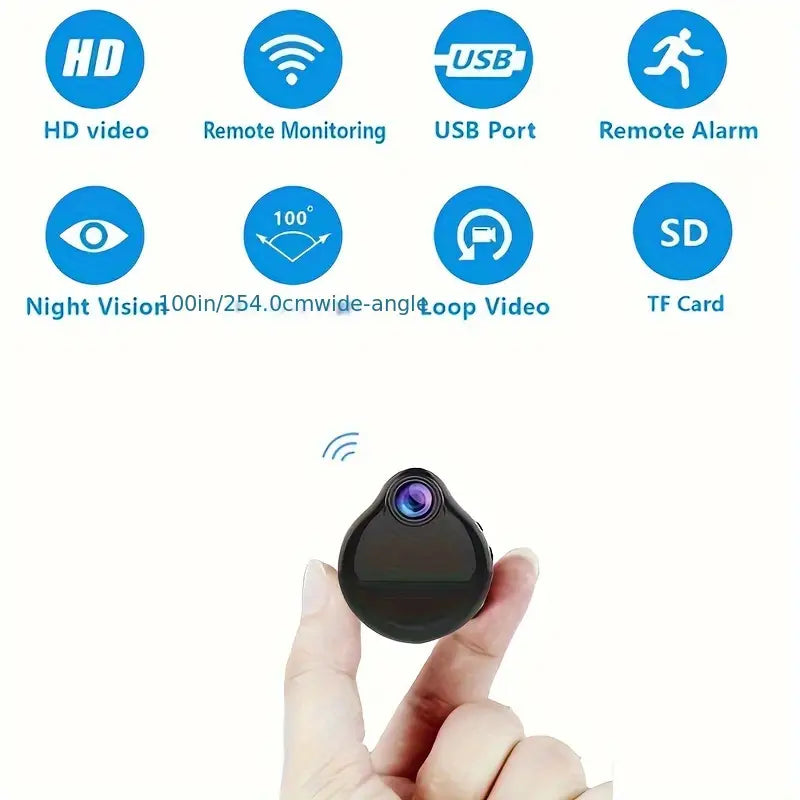 Mini WiFi Wireless Wearable Body Camera