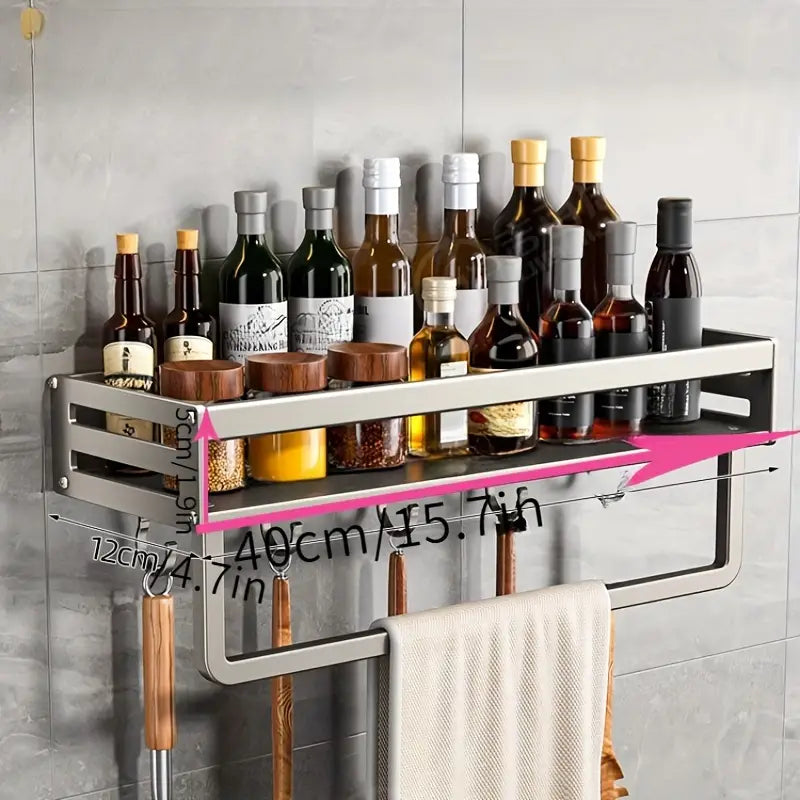 Wall-Mounted Kitchen Storage Wizard