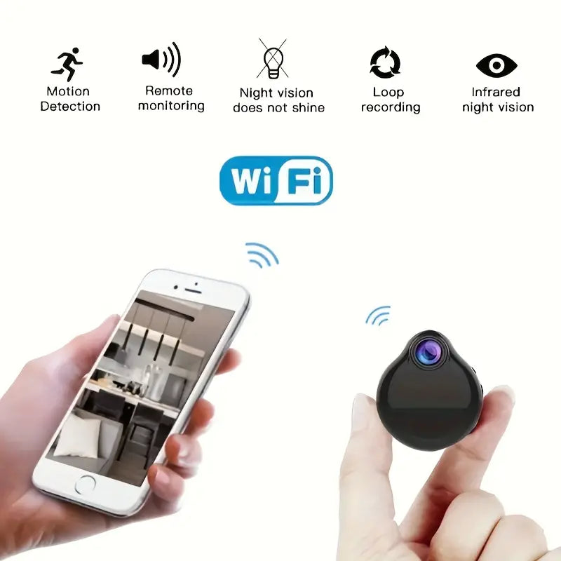 Mini WiFi Wireless Wearable Body Camera