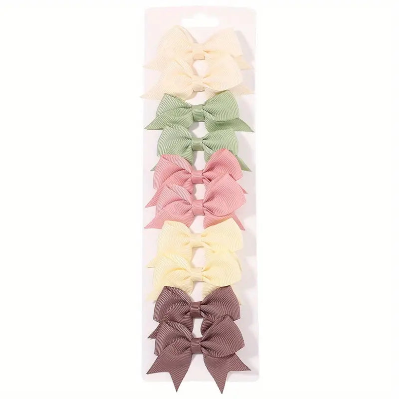 10pcs Cute & Stylish Baby Girl Hair Clips