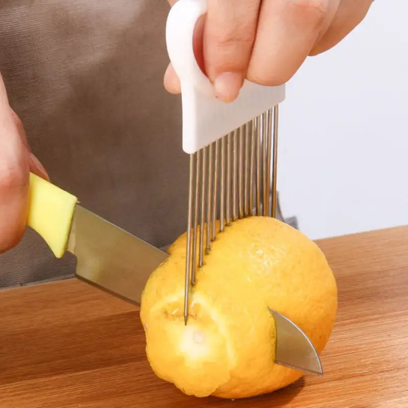 Onion Slicer Holder – Stainless Steel Onion Slicer Cutter