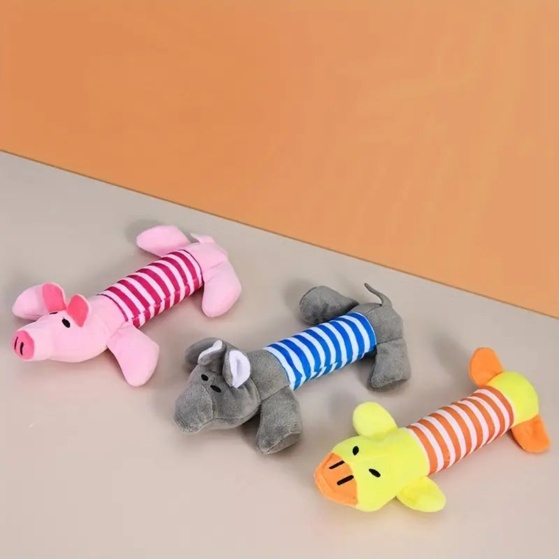 Pig Elephant Design Durable Interactive Dog Toy