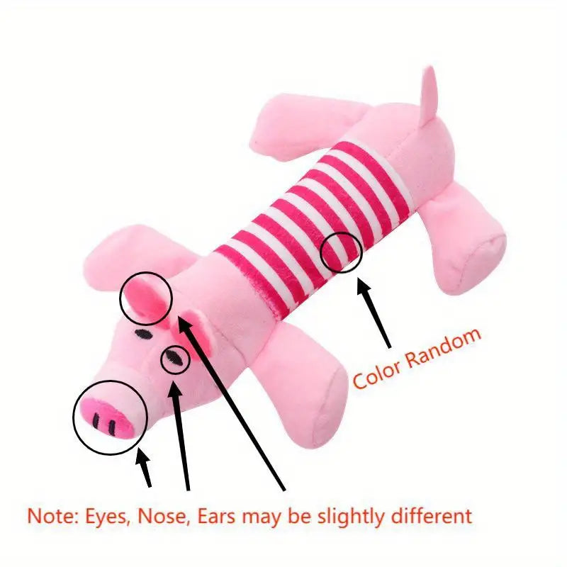 Pig Elephant Design Durable Interactive Dog Toy