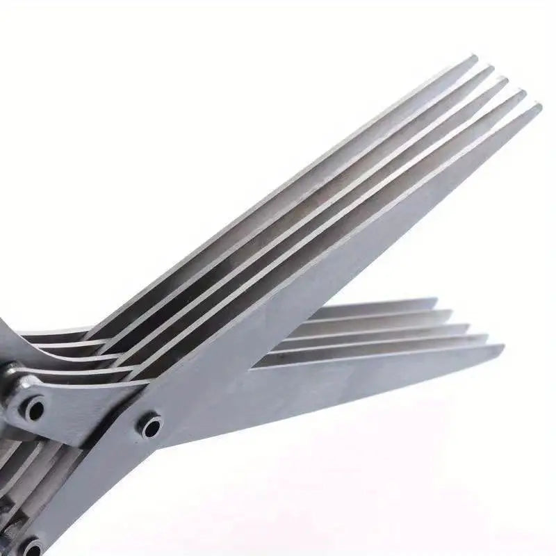 Multi-Layer Stainless Steel Herb Scissors