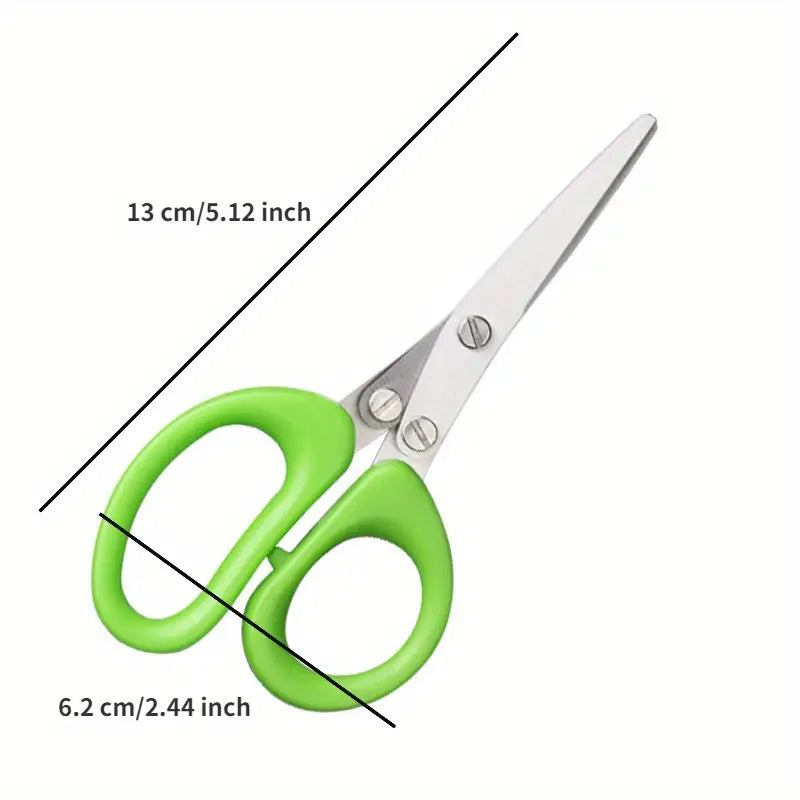 Multi-Layer Stainless Steel Herb Scissors