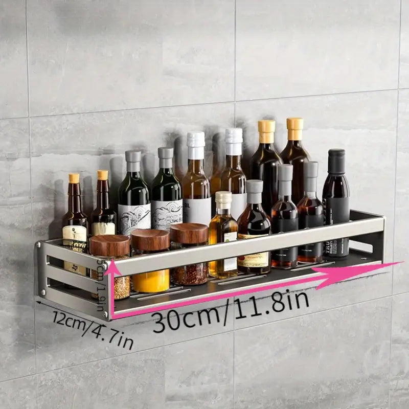 Wall-Mounted Kitchen Storage Wizard