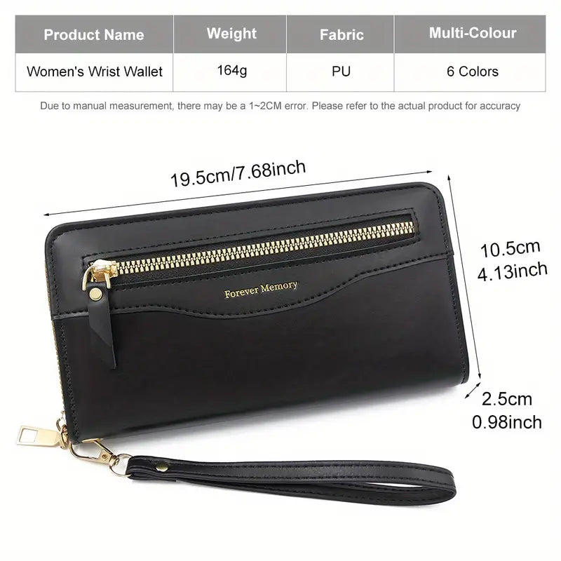 Women's Classic Long Zipper Wallet