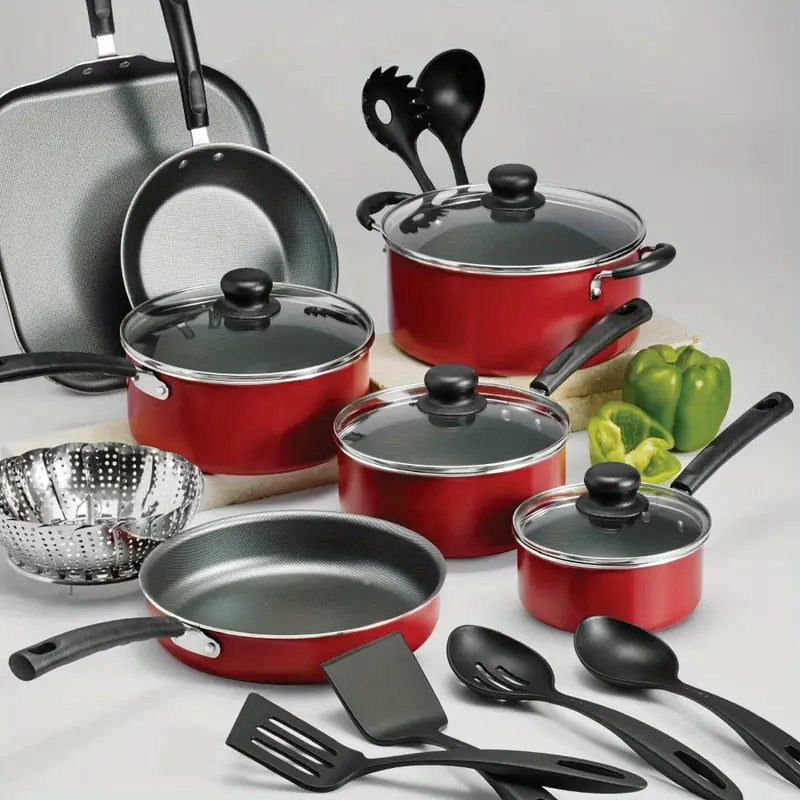 18-Piece Non-Stick Cookware Set