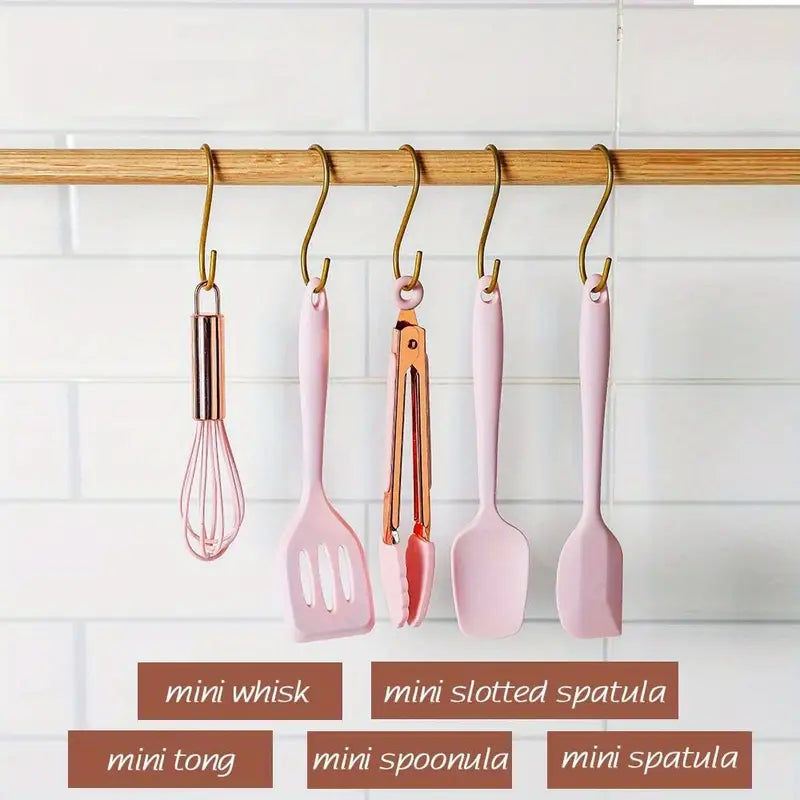 5-Piece Mini Silicone Kitchen Tool Set