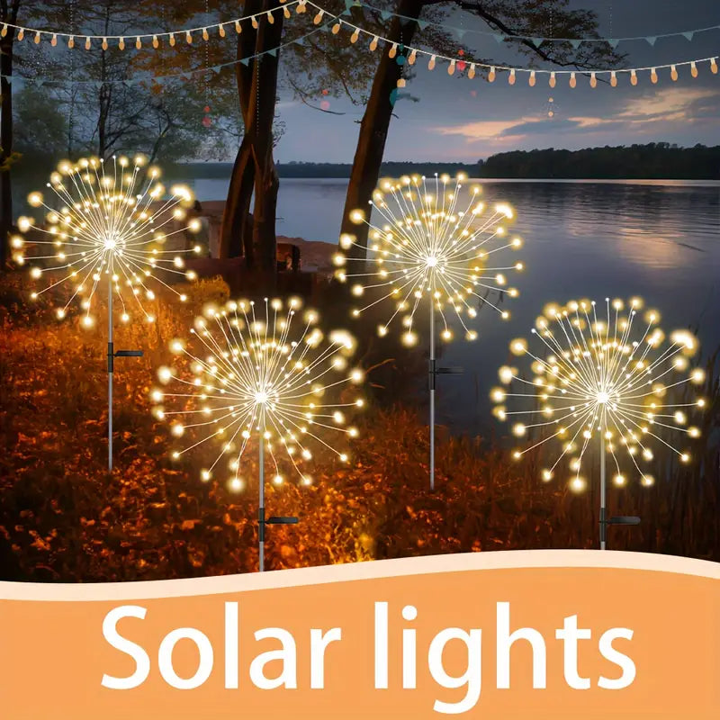 8 Lighting Modes Solar LED Lights