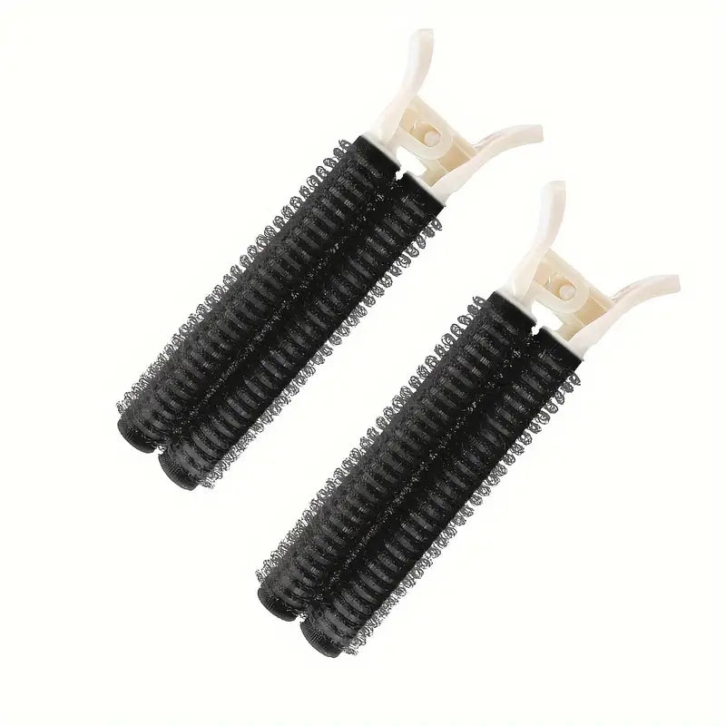 Heatless hair rollers for volume and fluffy bangs