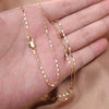 18K Gold Plated 2MM Flat Link Chain