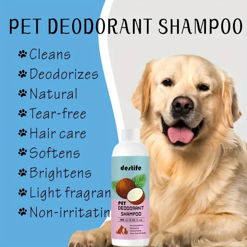 Destife Tear-Free Pet Deodorant Shampoo