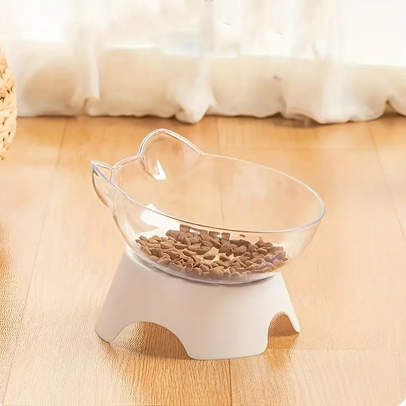 Whisker-Friendly Inclined Pet Bowl