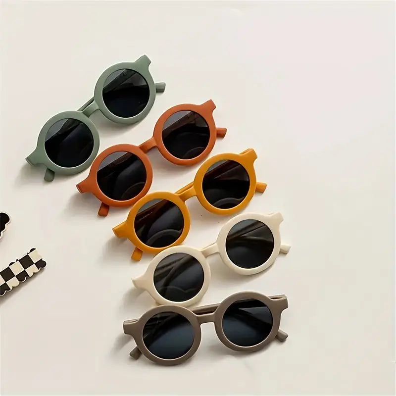 Children's retro cartoon catwalk glasses for toddlers