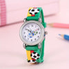 Fashion Colorful Cartoon Football Quartz Watch for Kids