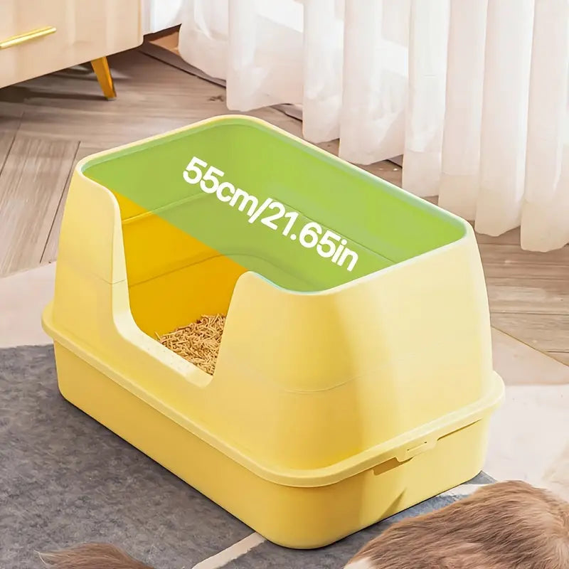 Large High-Fence Cat Litter Box