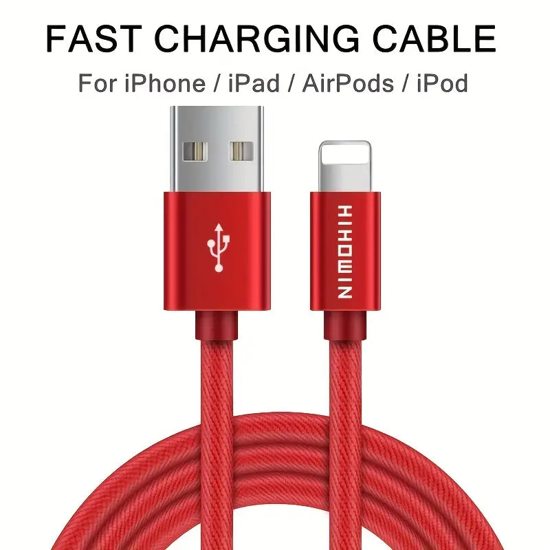 Fast charging USB to Lightning cable for iPhone and iPad