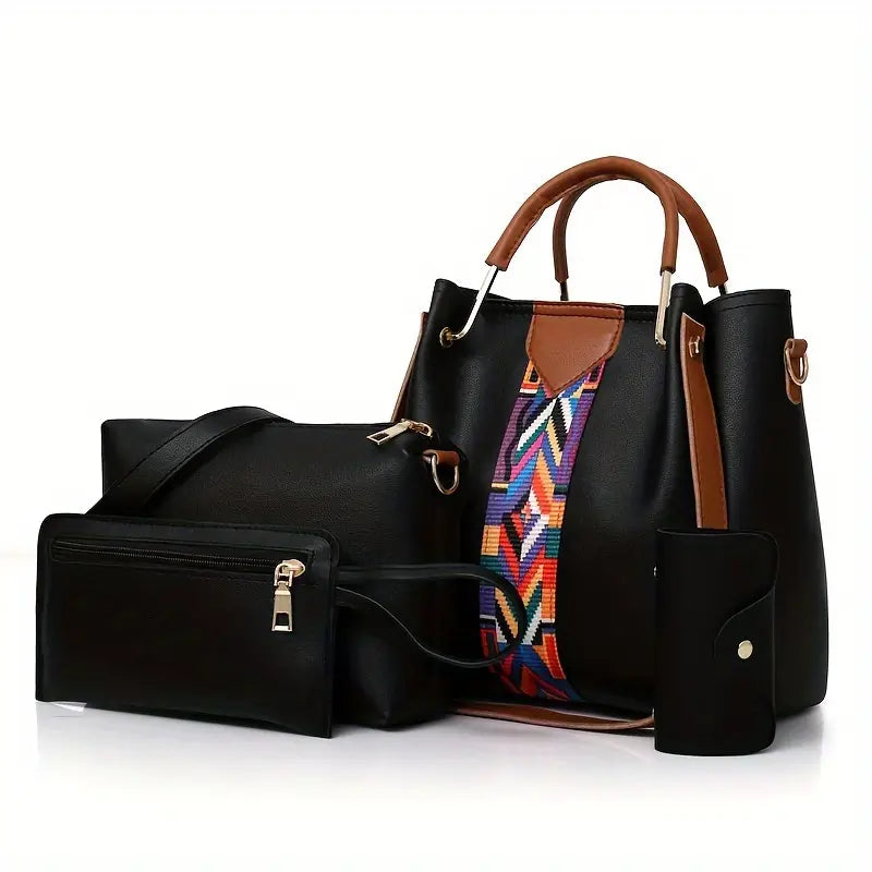 Chic 4pcs Women's Bag Set