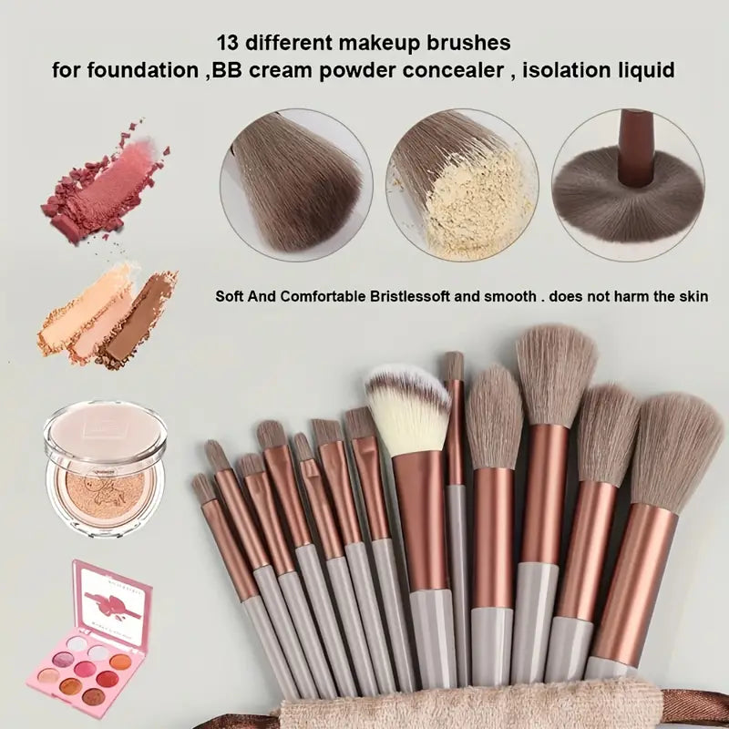 14-Piece Professional Makeup Brush Set