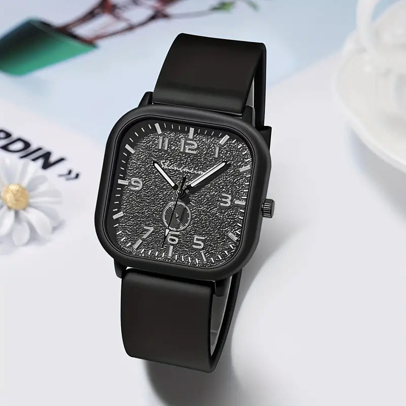 Stylish Minimalist Square Quartz Watch