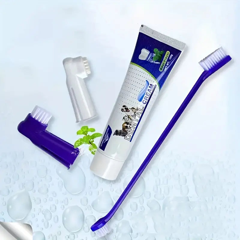 4pcs Pet Dental Cleaning Kit