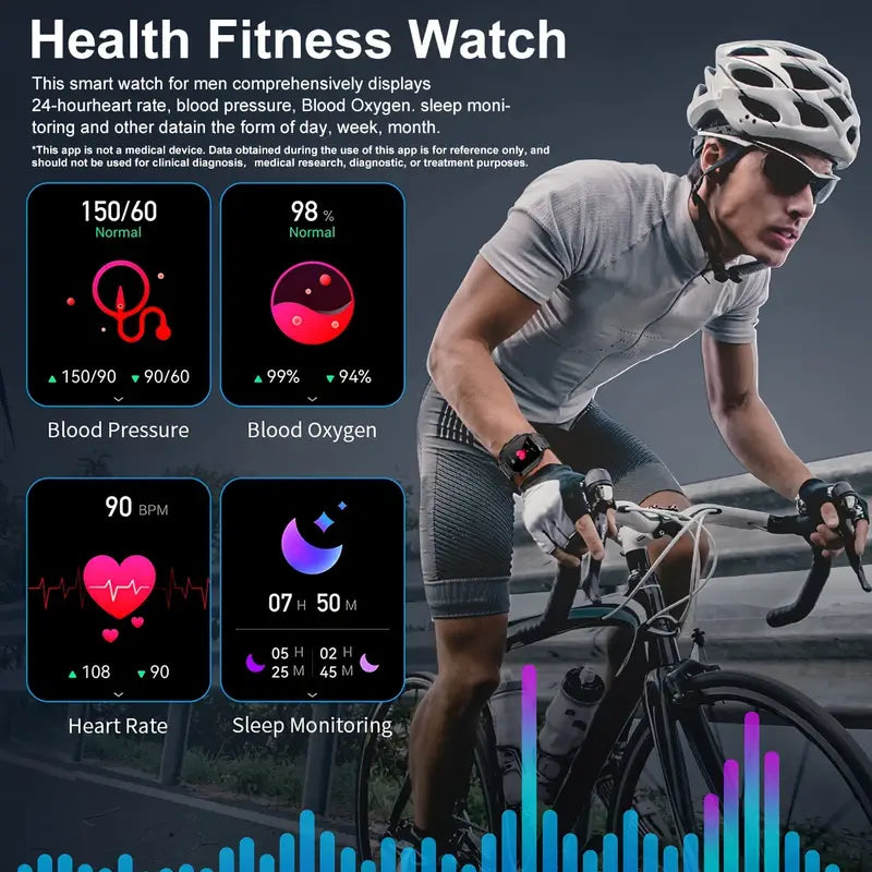 LIGE Smart Watch – Wireless Call & Music, Step Counting, Multi-Sport Mode