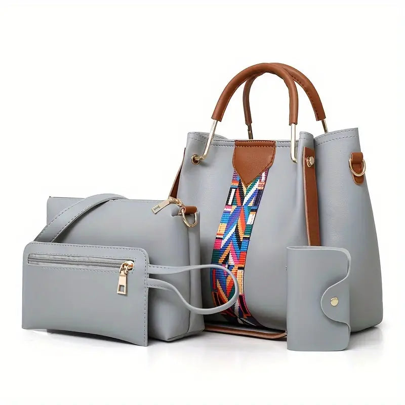 Chic 4pcs Women's Bag Set