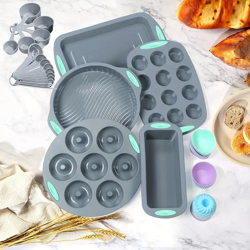 45-Piece Silicone Nonstick Baking Set