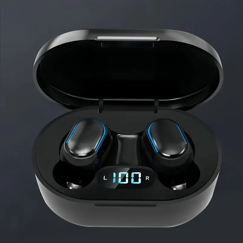 Bass wireless earbuds with Bluetooth and charging case