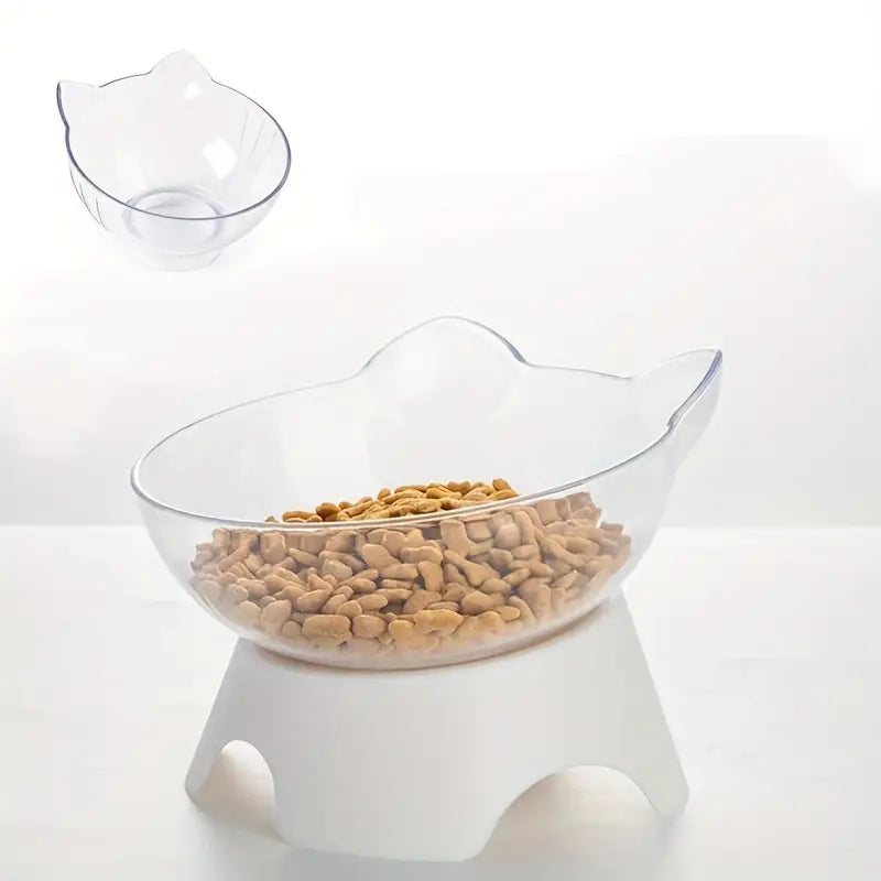 Whisker-Friendly Inclined Pet Bowl