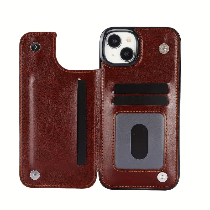 Premium Leather Wallet Phone Case