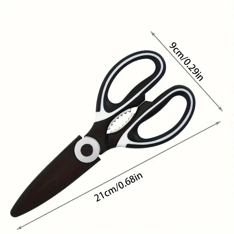 Multifunctional Stainless Steel Kitchen Knife & Food Scissors