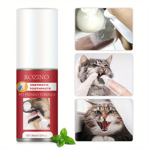 Gentle pet dental toothpaste for cats with plaque and tartar control