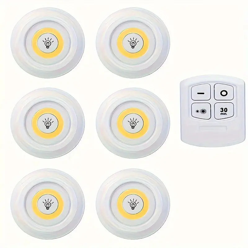 Smart Wireless LED Under-Cabinet Lights with Remote Control