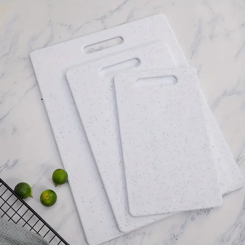 Plastic cutting board set, BPA-free for food-safe prep