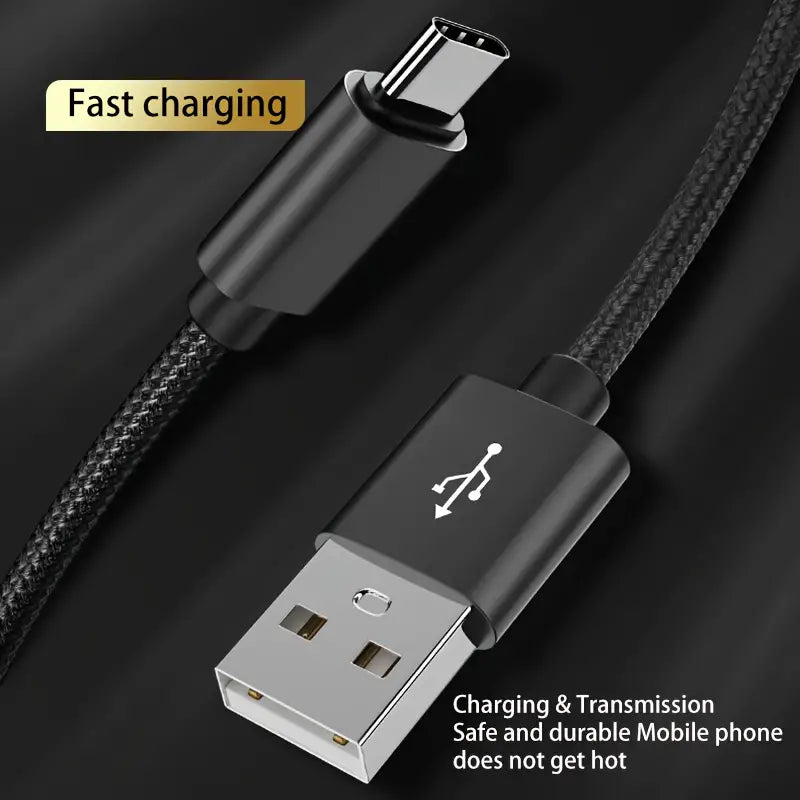 USB Type-C Fast Charging & Data Cable