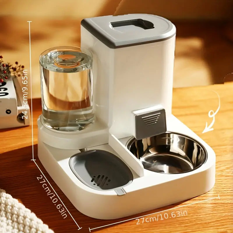 2-in-1 Large Capacity Automatic Pet Feeder