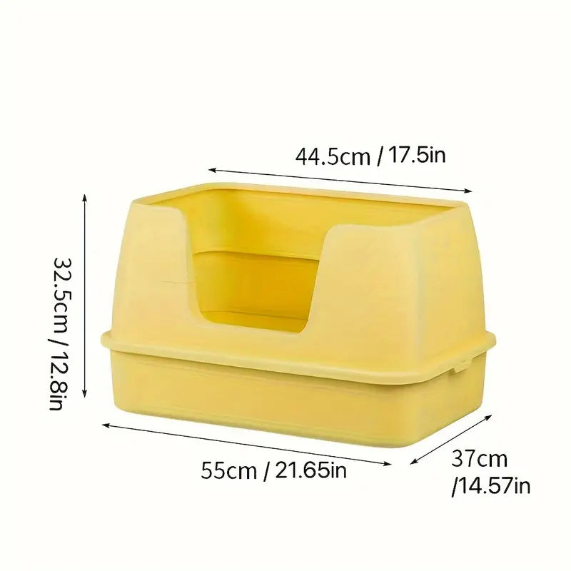 Large High-Fence Cat Litter Box