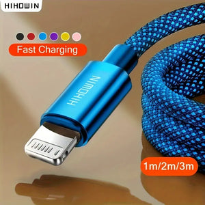 Fast charging USB to Lightning cable for iPhone and iPad