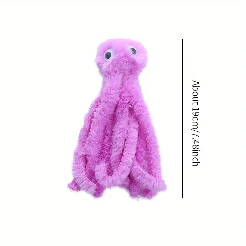 Interactive Octopus Plush Toy for dogs and cats