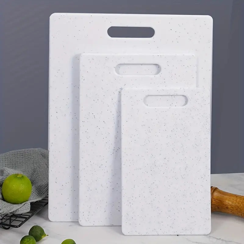 Plastic cutting board set, BPA-free for food-safe prep