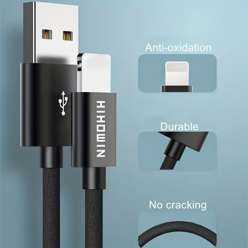 Fast charging USB to Lightning cable for iPhone and iPad