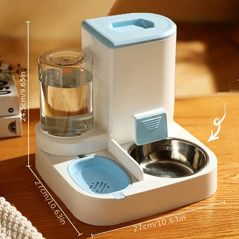 2-in-1 Large Capacity Automatic Pet Feeder