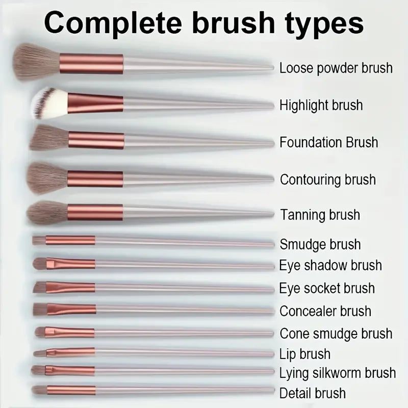 14-Piece Professional Makeup Brush Set