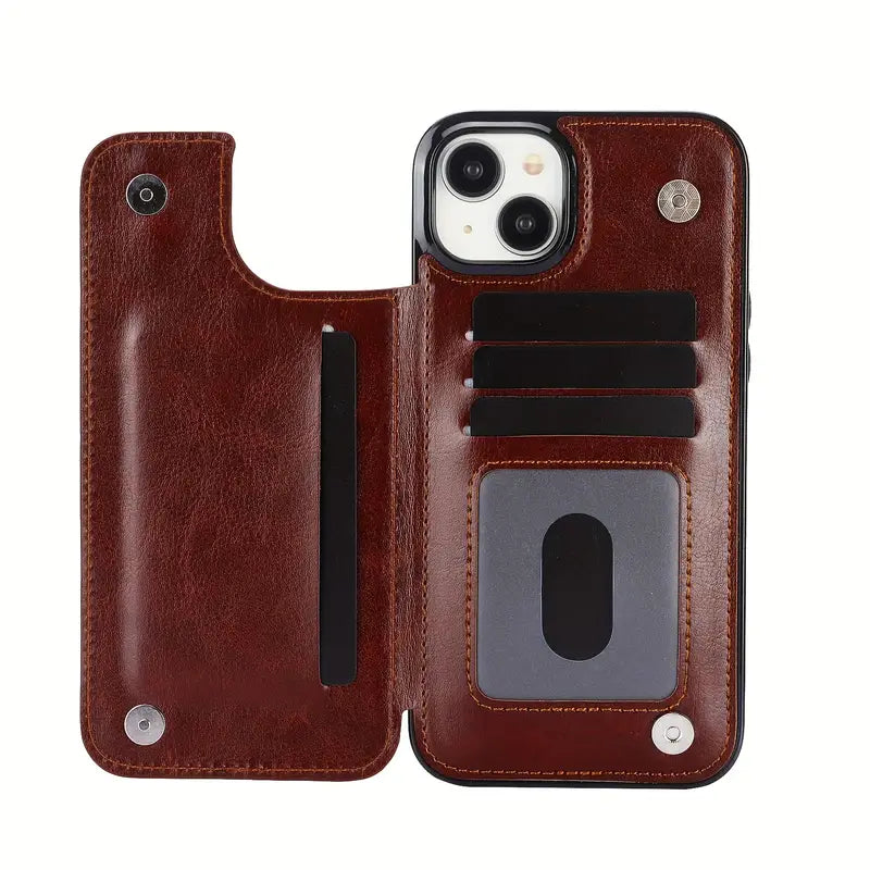 Premium Leather Wallet Phone Case