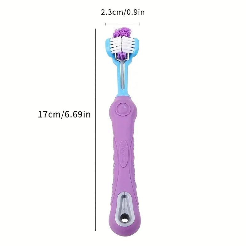 3-Sided Pet Toothbrush